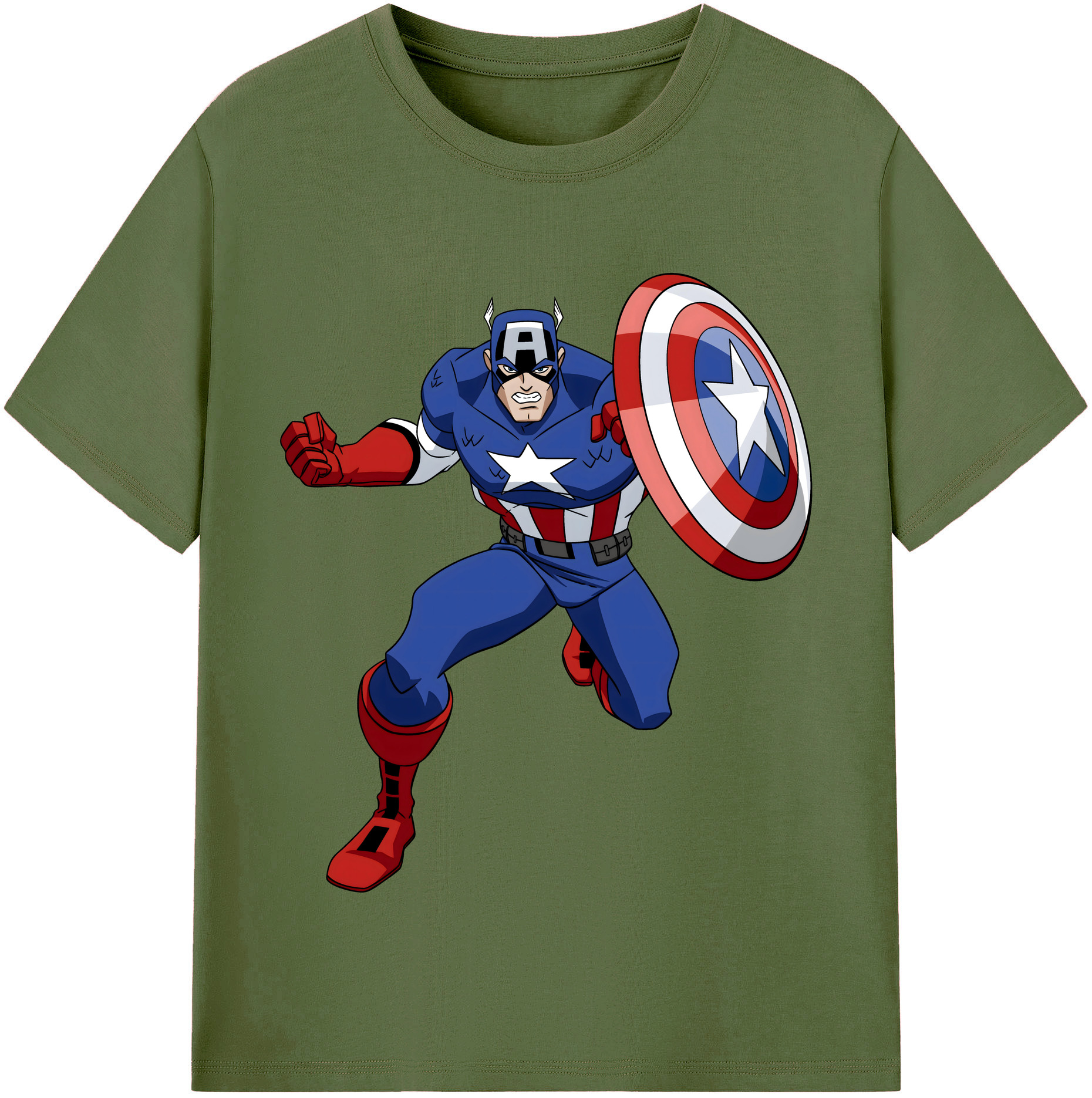 （画像用） アベンジャーズ The Avengers 綿100％半袖Tシャツ（フロントプリント）